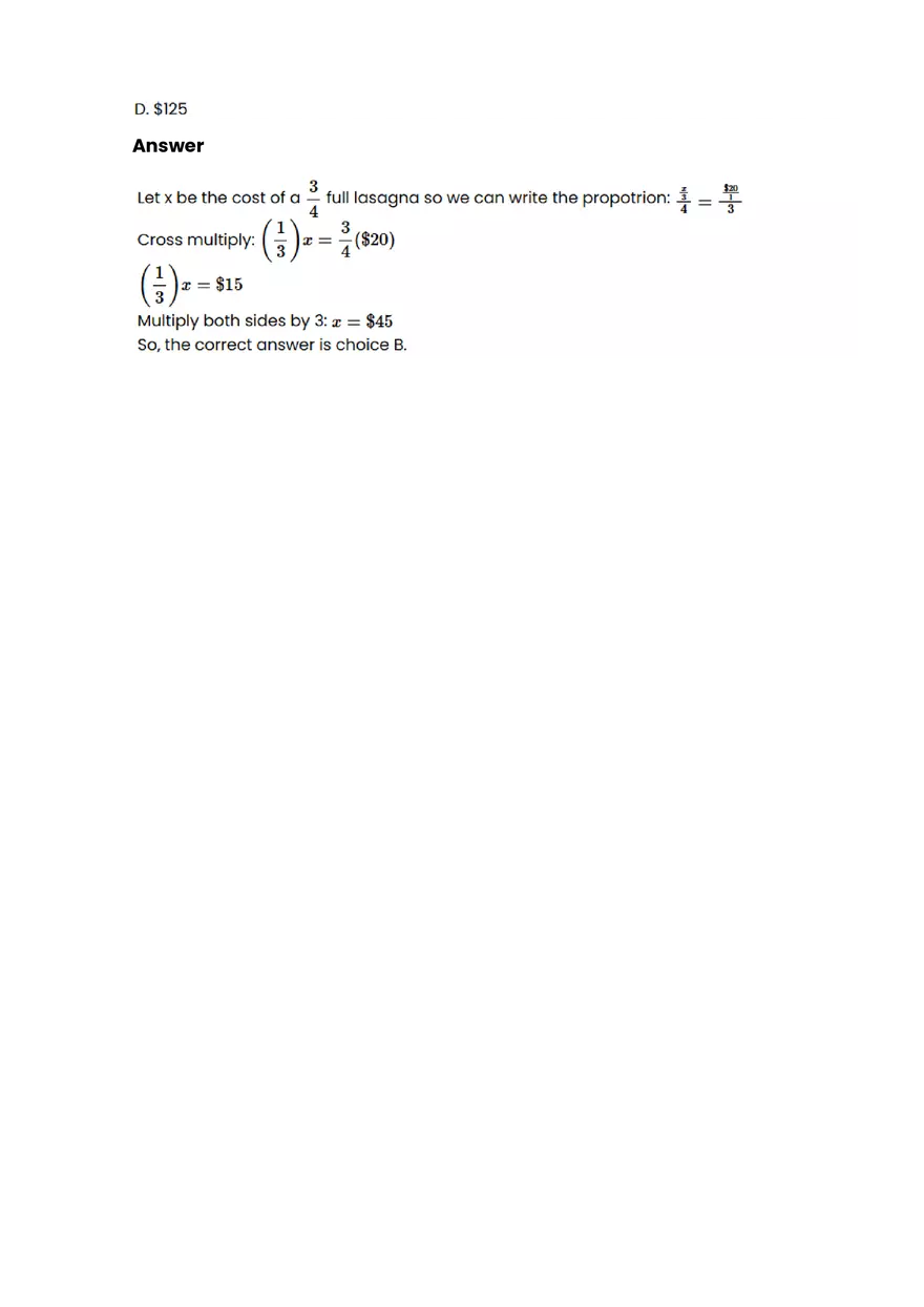 Ratios, rates, proportions #16 - Questions and Answers - Page 3
