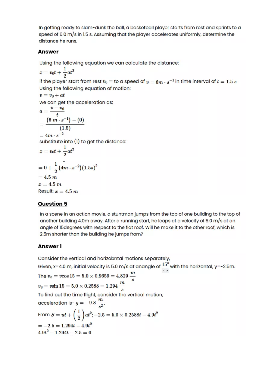Acceleration Due to Gravity #3 - Questions and Answers - Page 6