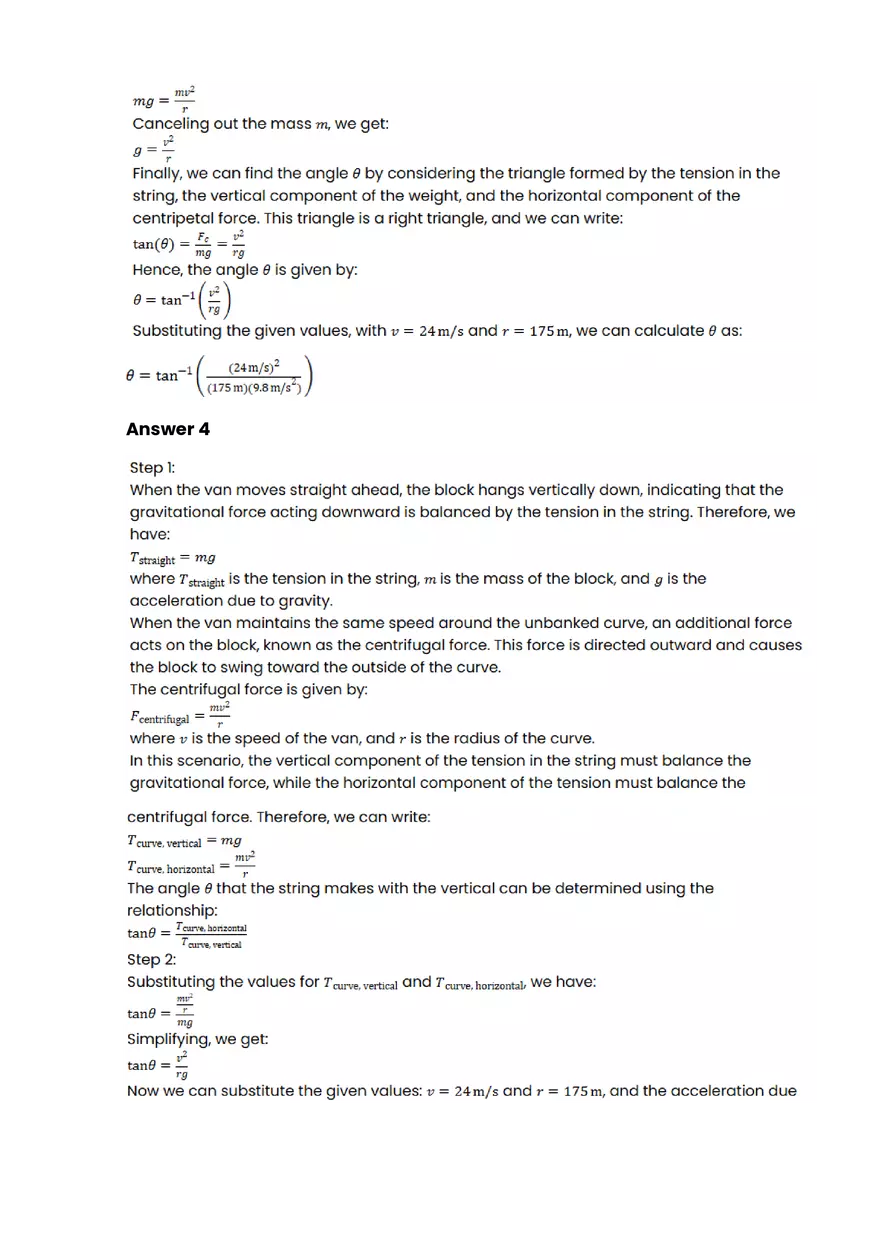 Acceleration Due to Gravity #1 - Questions and Answers - Page 12