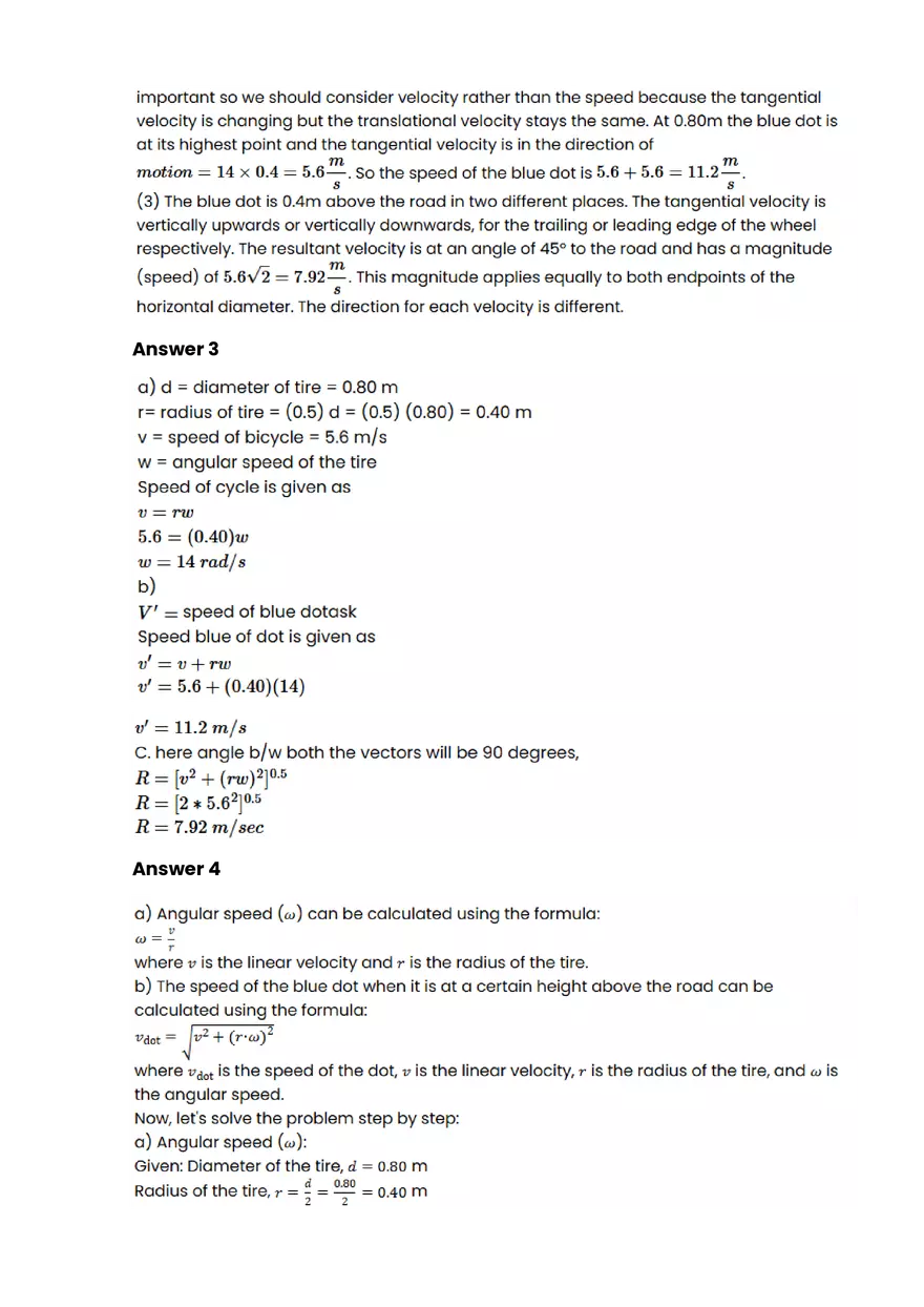 Acceleration Due to Gravity #1 - Questions and Answers - Page 2