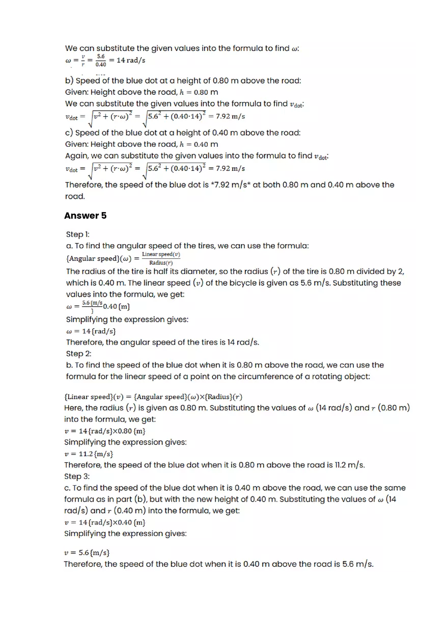 Acceleration Due to Gravity #1 - Questions and Answers - Page 6