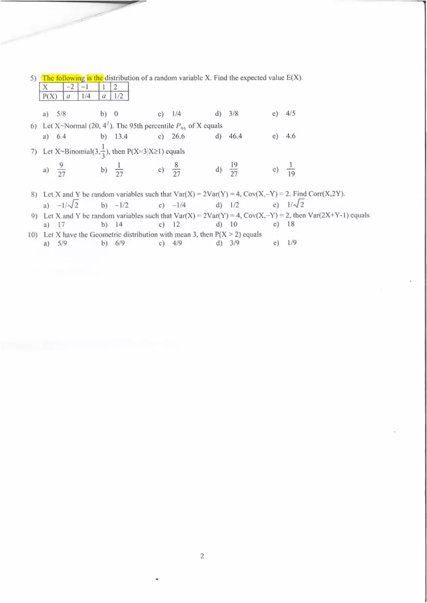 Math Test 2022 - Page 2