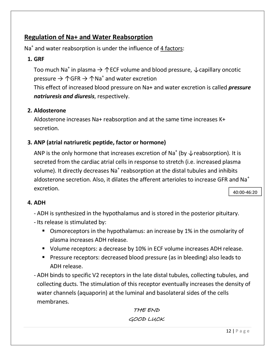 Sodium Homeostasis Lecture - Page 4