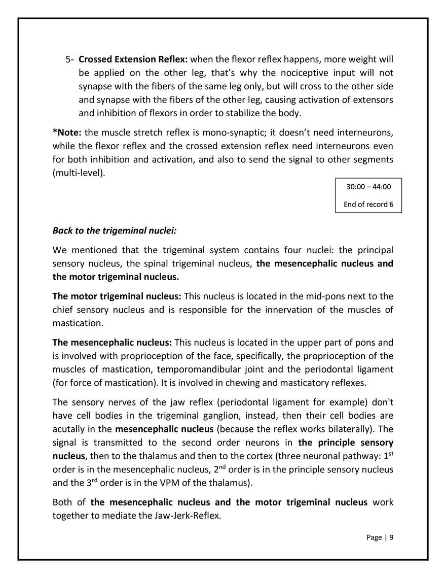 Somatosensory Pathways - Page 10