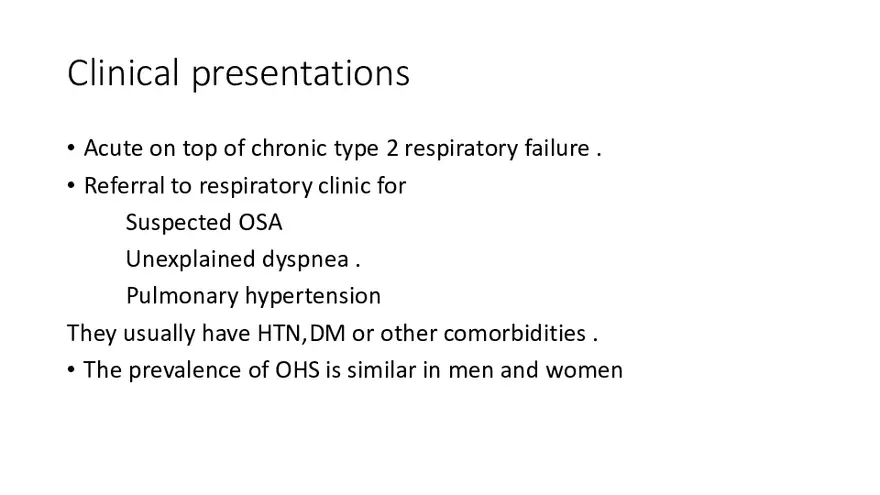 Obstructive Sleep Apnea Obesity Hypoventilation Syndrome - Page 44