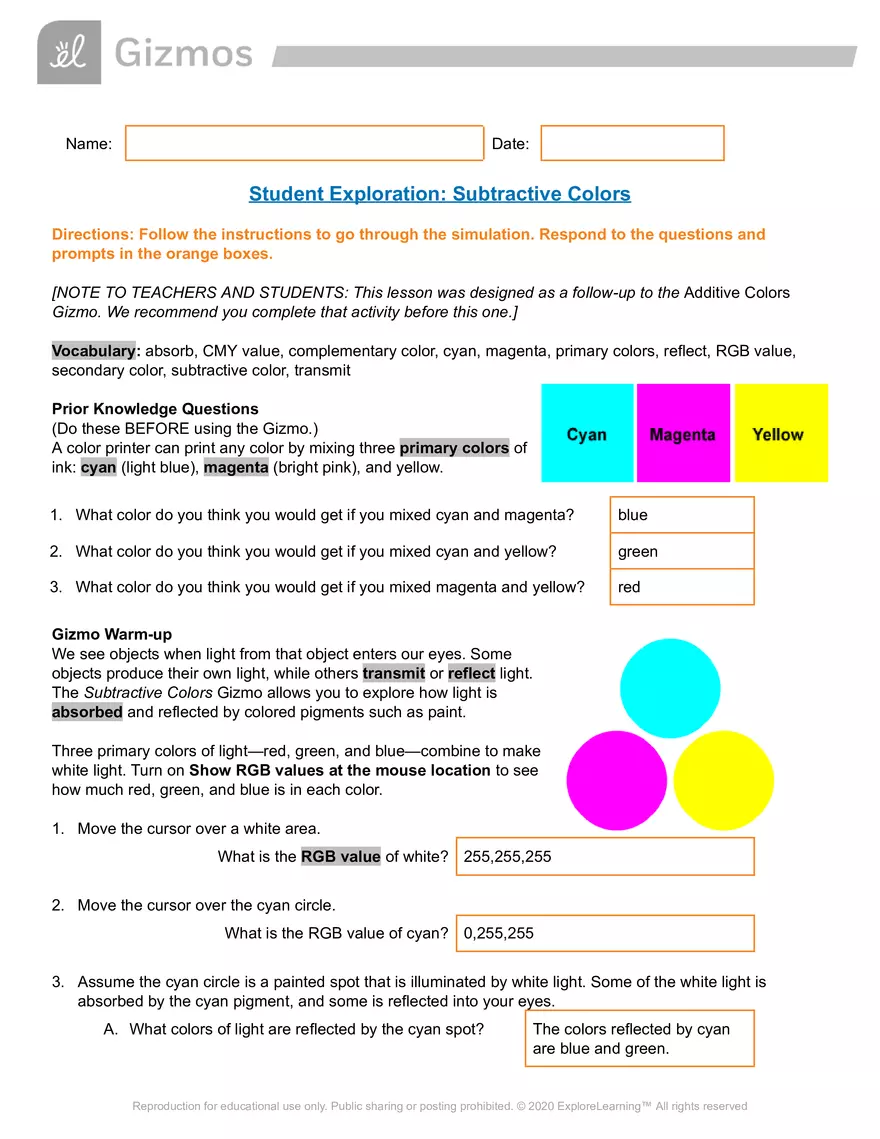 Subtractive Colors SE - Page 1