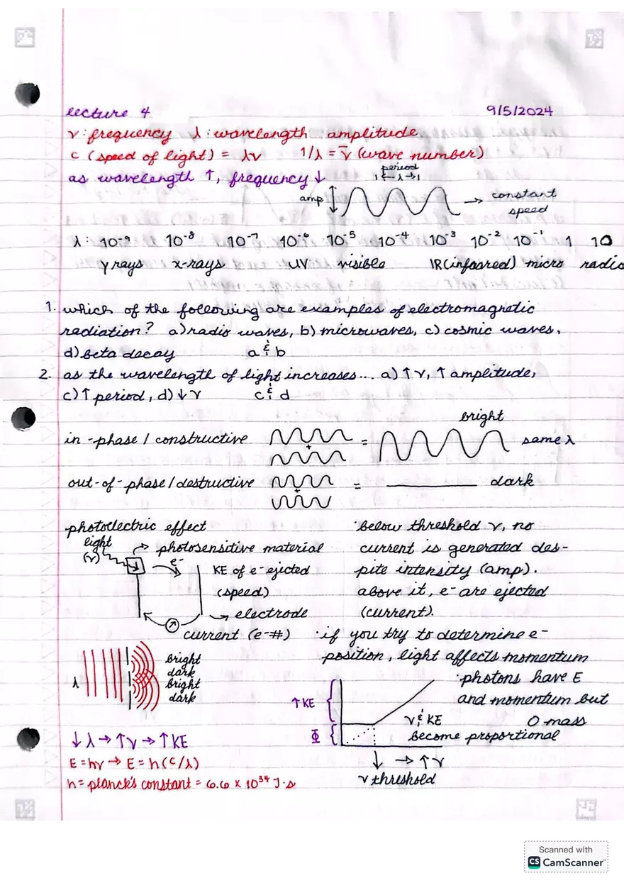 CHEM 1810 - Lecture 4 - Page 1