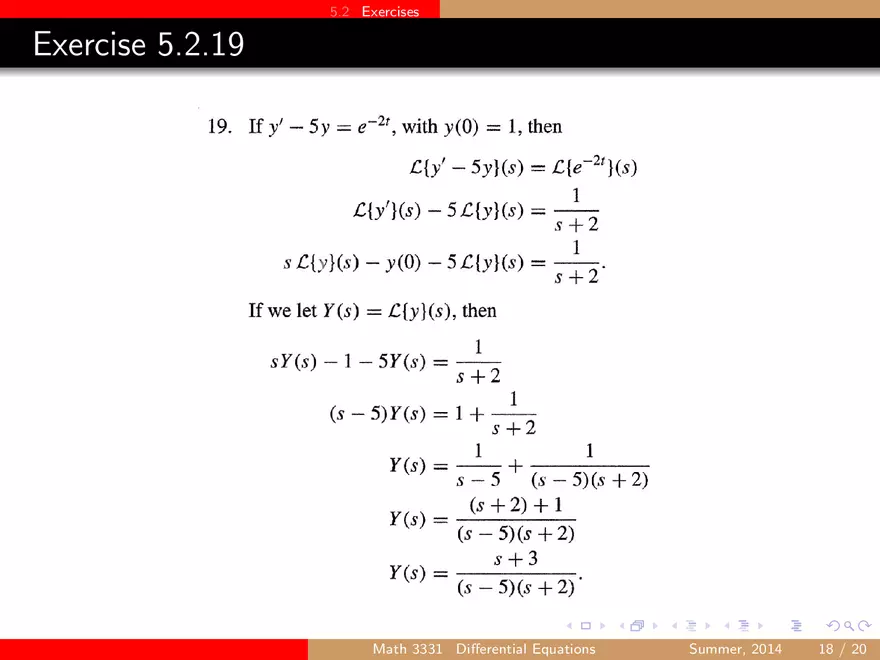Basic Properties of the Laplace Transform Ch2 - Page 8