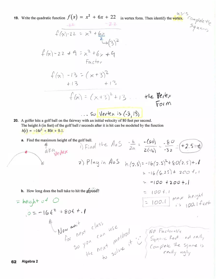 Ch3 Section 3 Notes Answers - Page 7