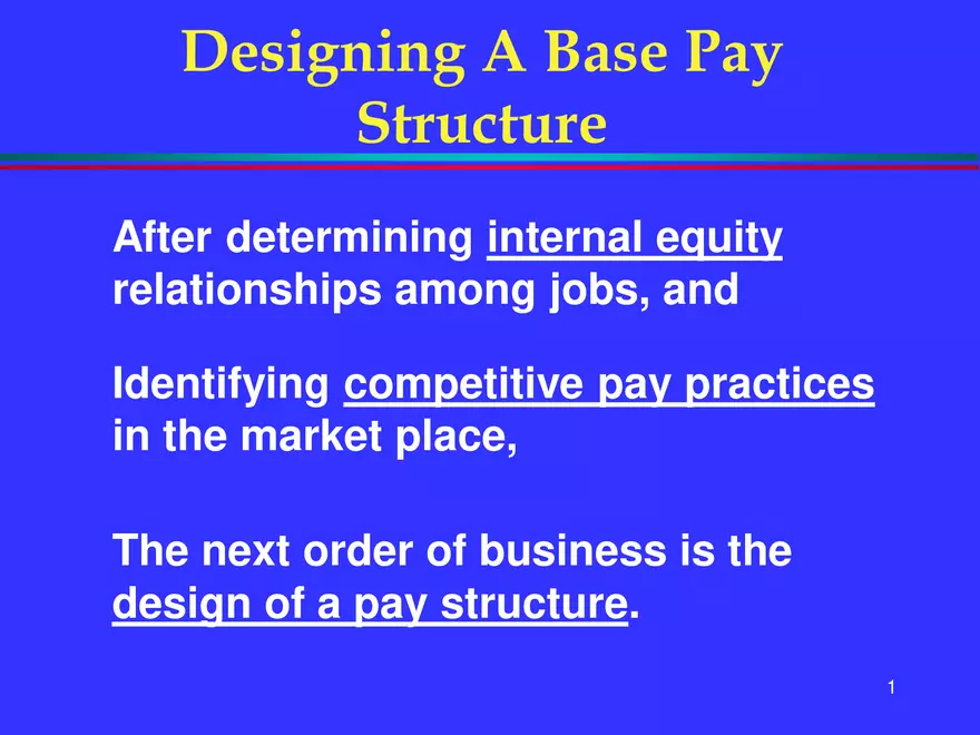 Designing A Base Pay CH1 - Page 1