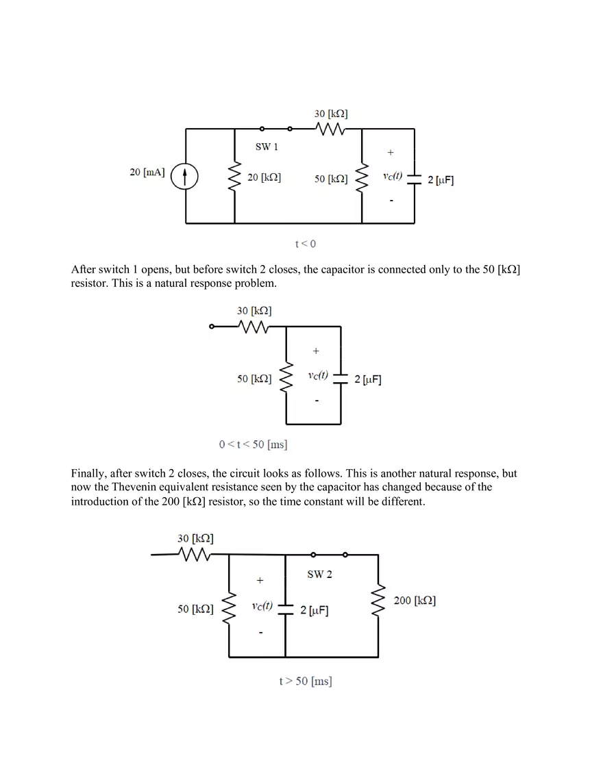 Response of First Order RL and RC Circuits  2 - Page 11