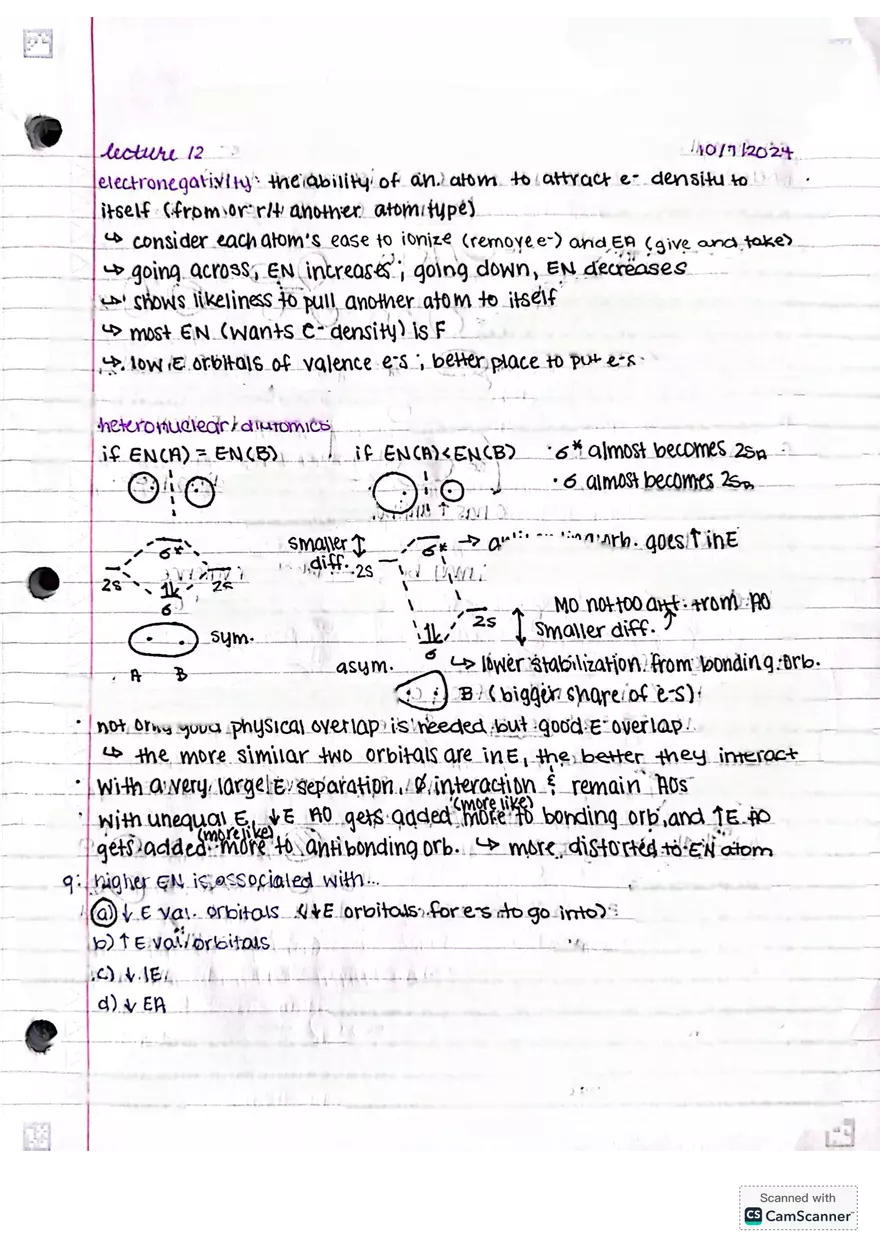 CHEM 1810 - Lecture 12 - Page 1