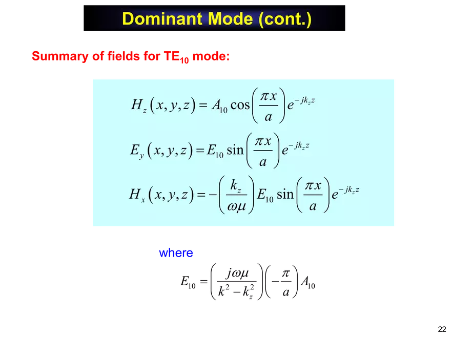 Rectangular Waveguide Notes - Page 15