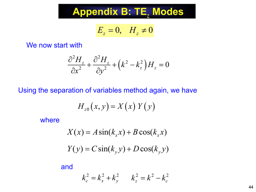 Rectangular Waveguide Notes - Page 39