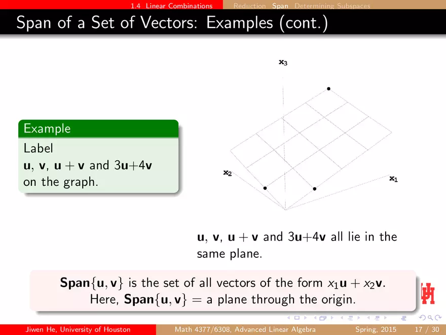 Advanced Linear Combinations & Systems of Linear Equations 2 - Page 7
