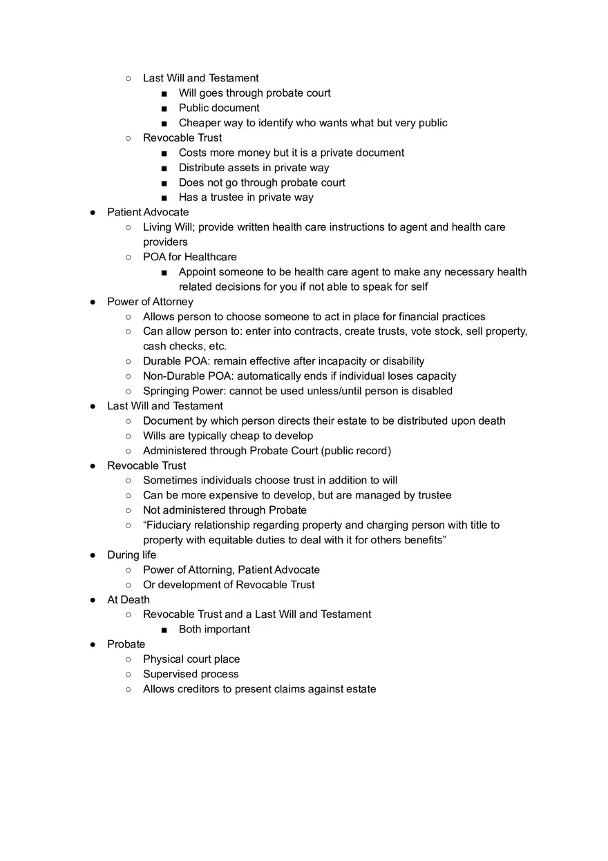 Unit Three Notes - Personal Finance - Page 7