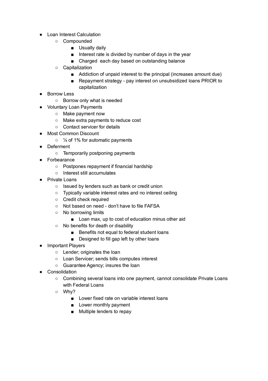 Unit Three Notes - Personal Finance - Page 17