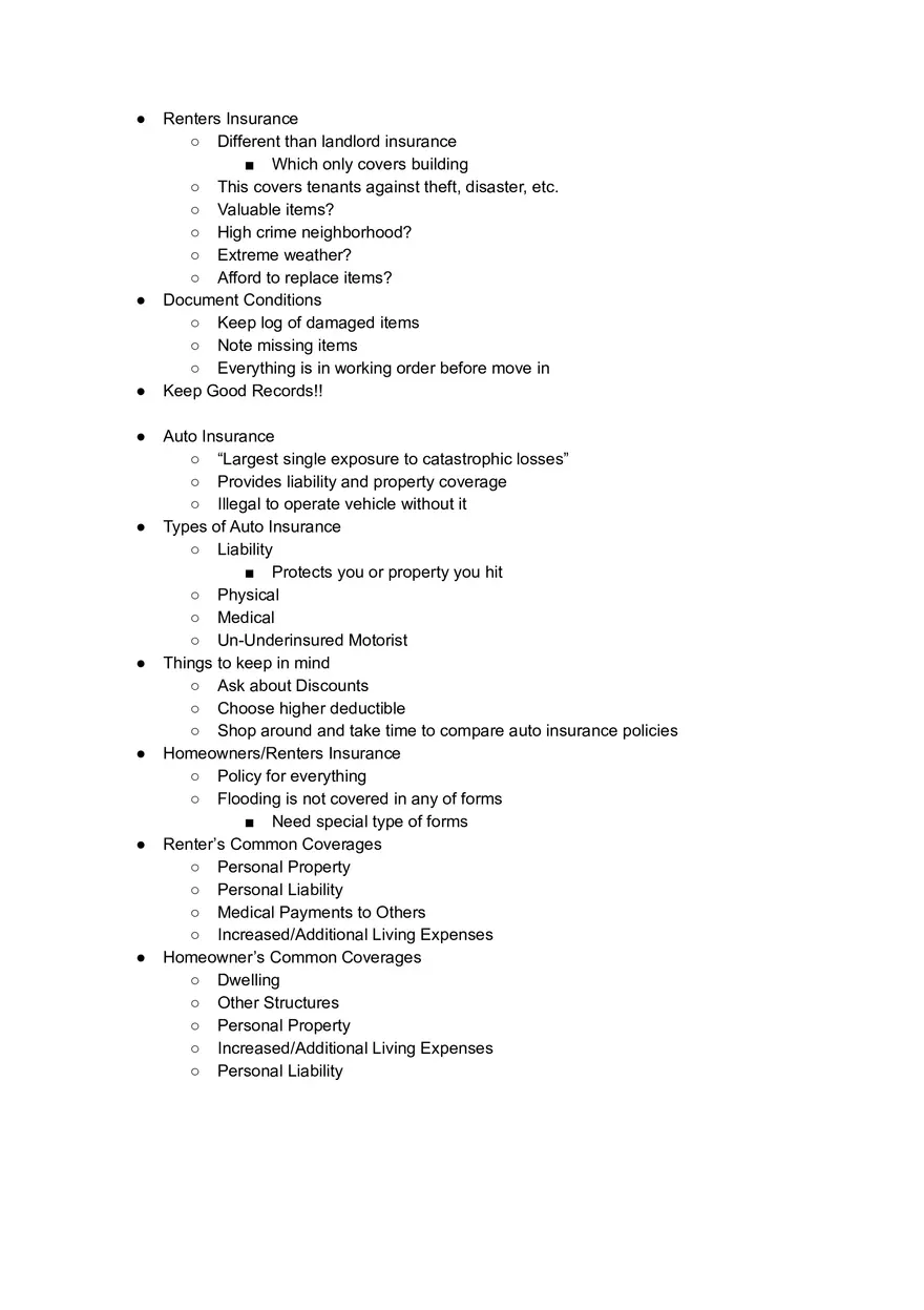 Unit Three Notes - Personal Finance - Page 2