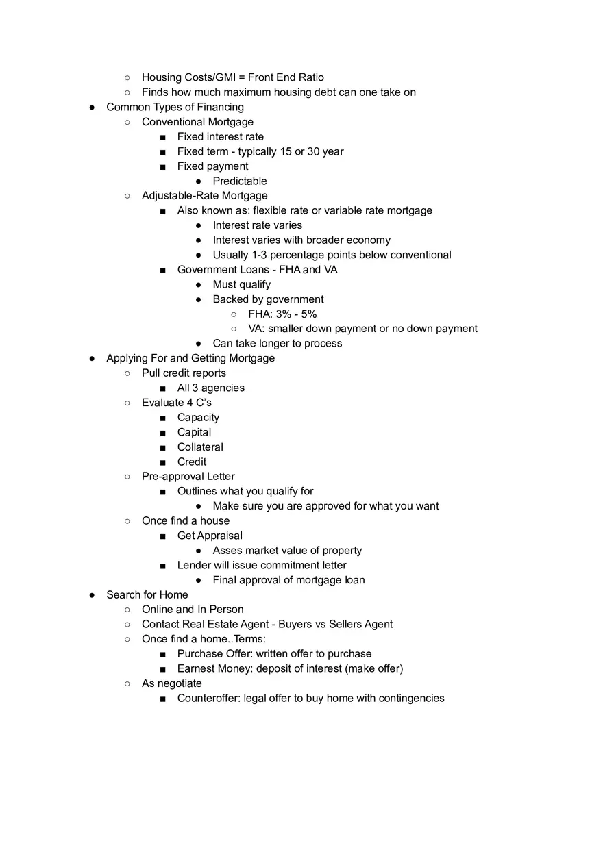 Unit Three Notes - Personal Finance - Page 4