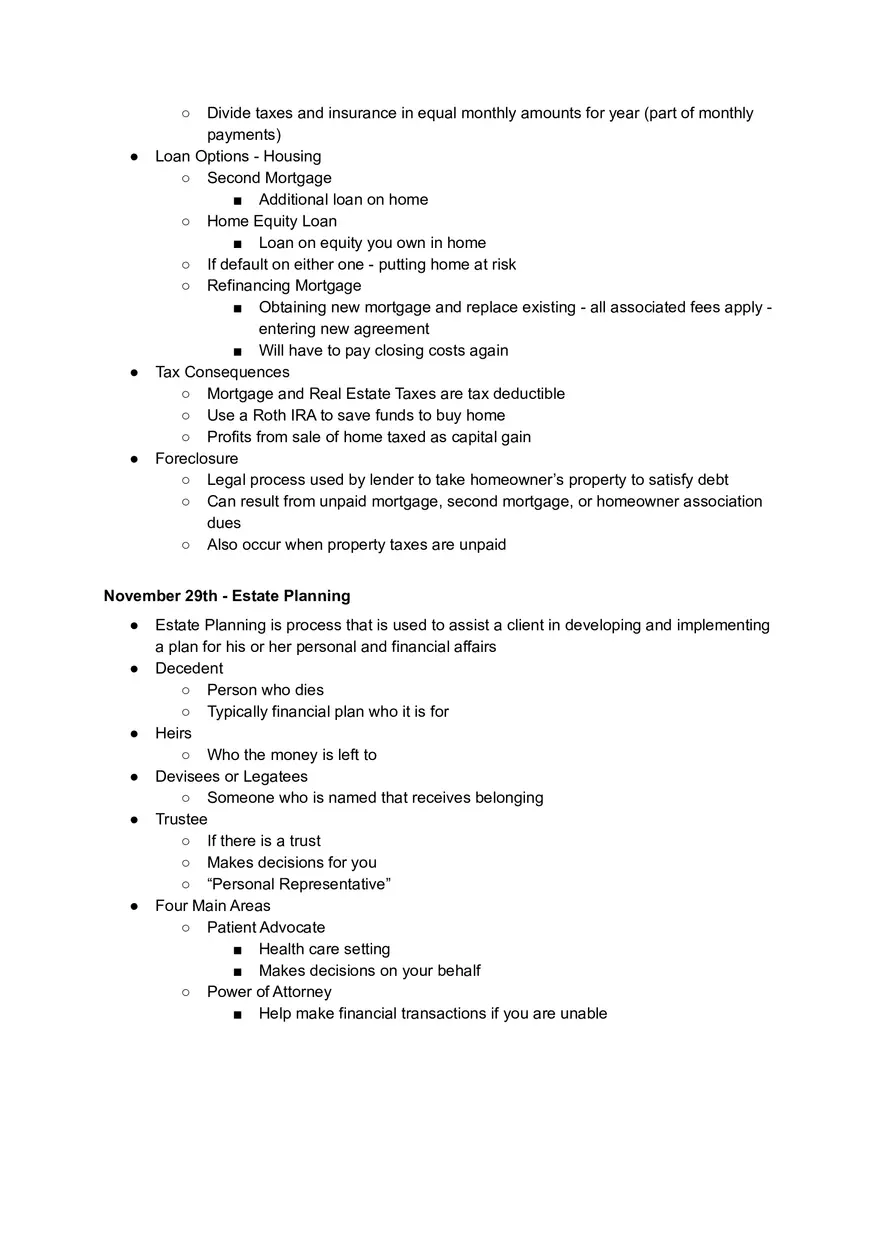 Unit Three Notes - Personal Finance - Page 6