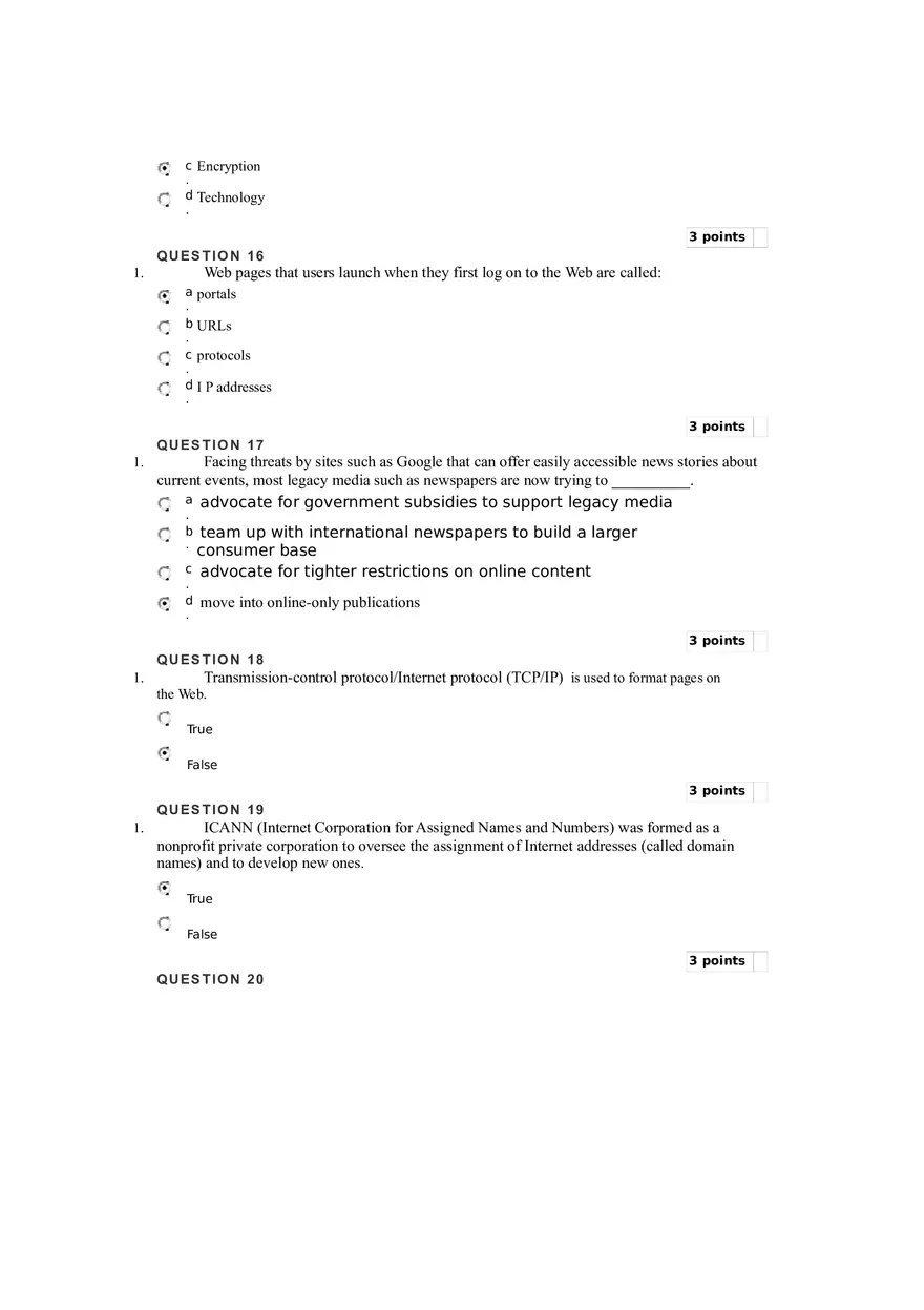 Media and Culture Reading Quiz - Page 4