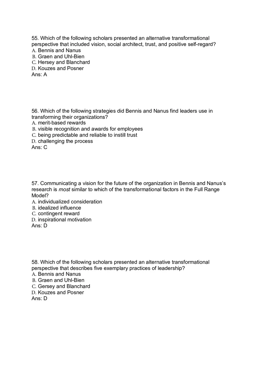 Transformational Leadership Pt 2 - Page 1