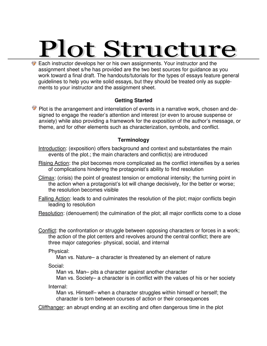 Plot Structure Essay - Page 1