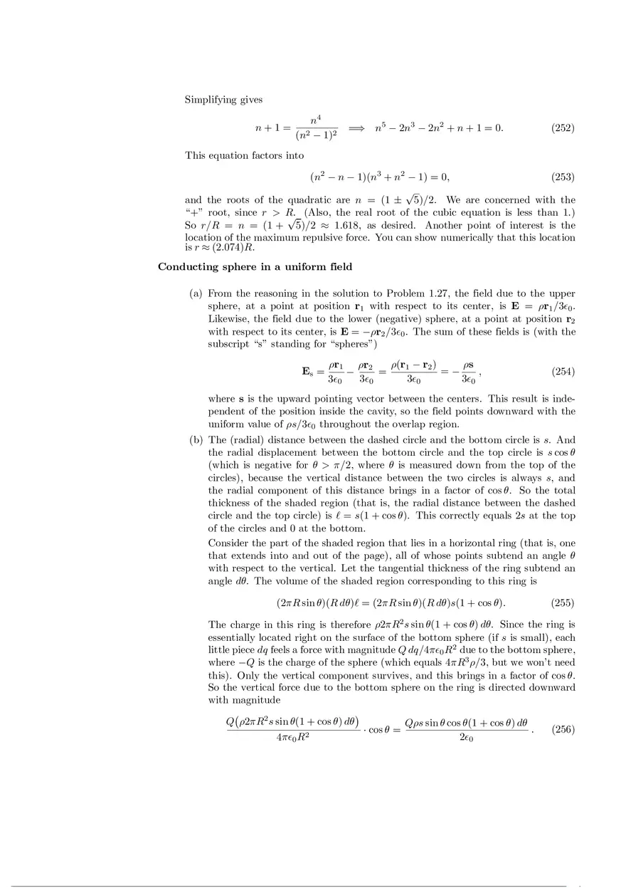 Electric Fields Around Conductors Part 1, Solution Manual - Page 6