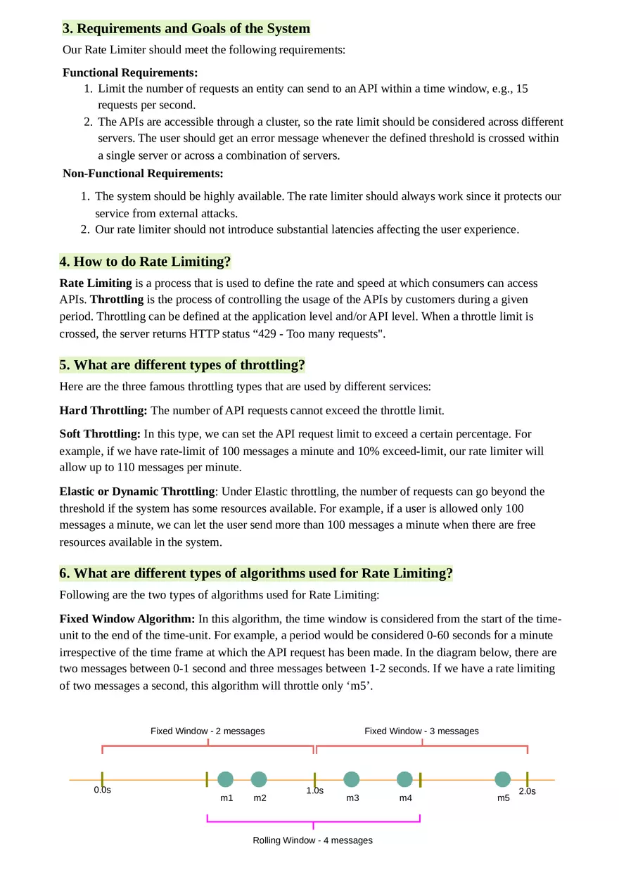 Designing an API Rate Limiter - Page 2