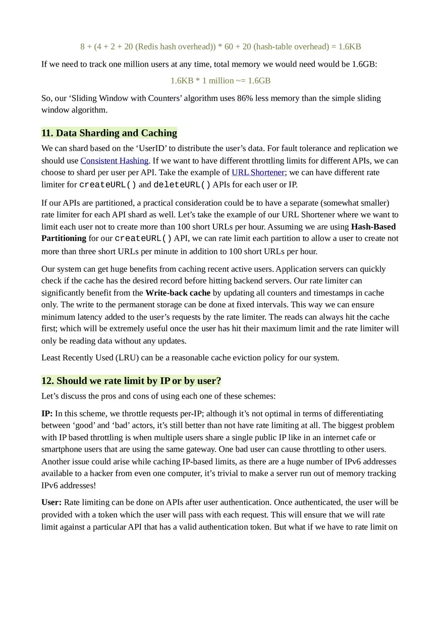 Designing an API Rate Limiter - Page 3