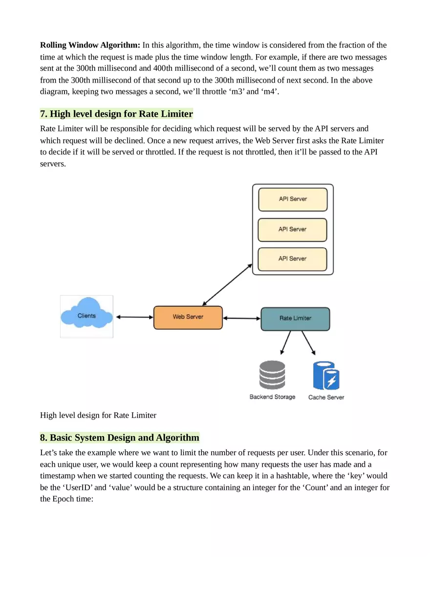 Designing an API Rate Limiter - Page 5