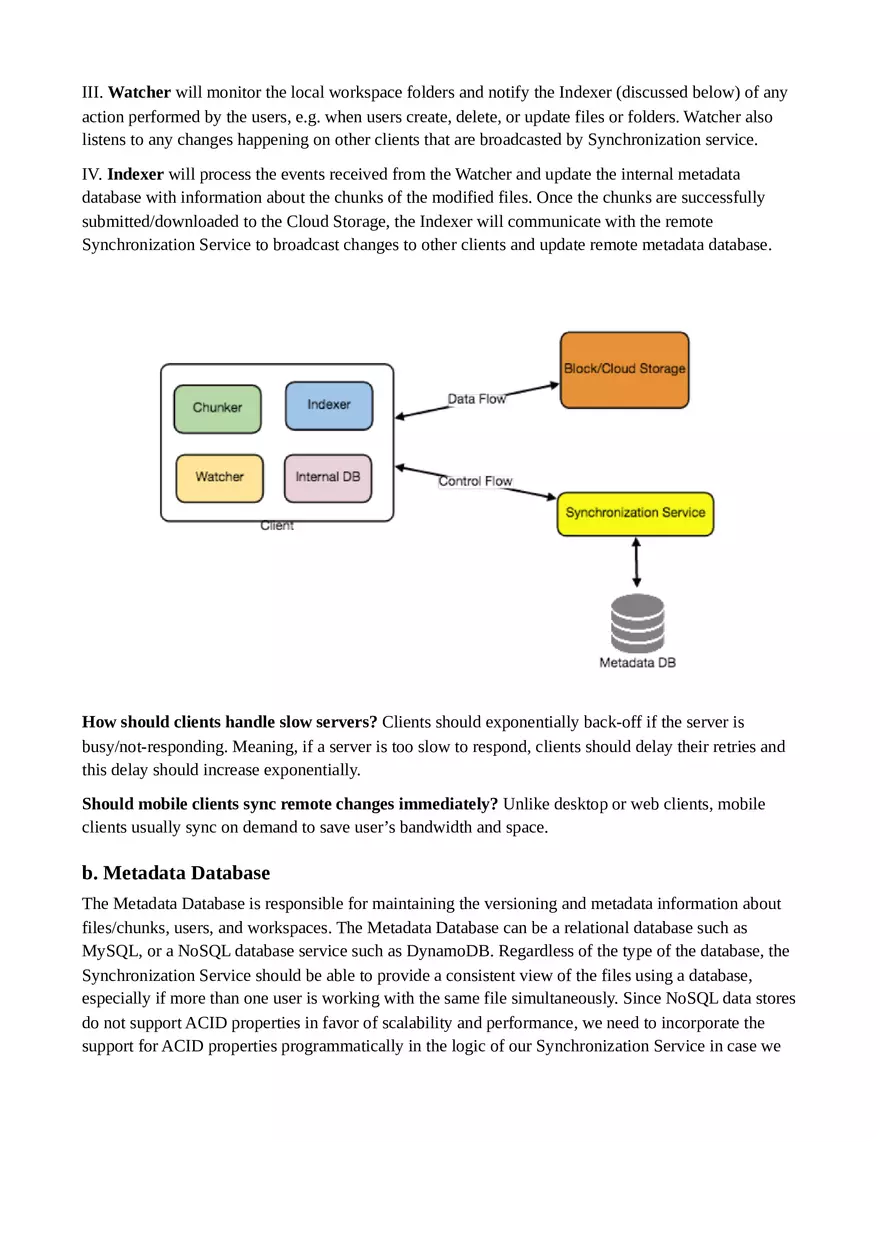 Designing Dropbox - Page 7