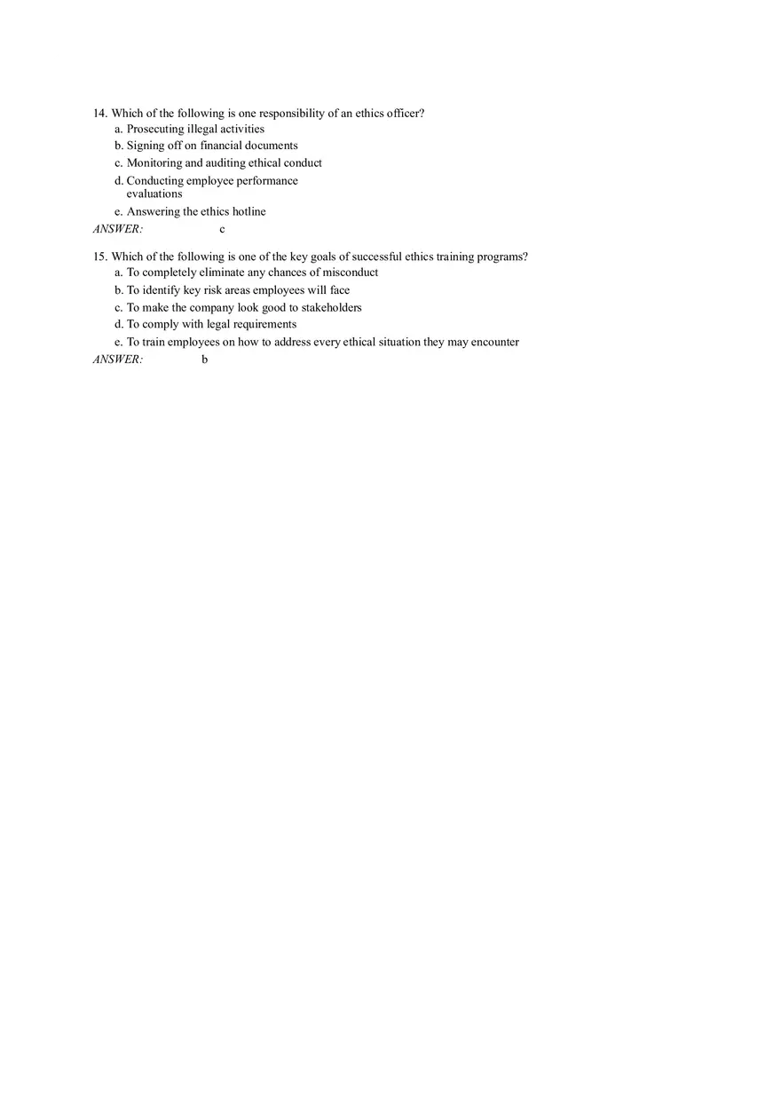 Developing and Implementing an Effective Ethics Program - Page 9