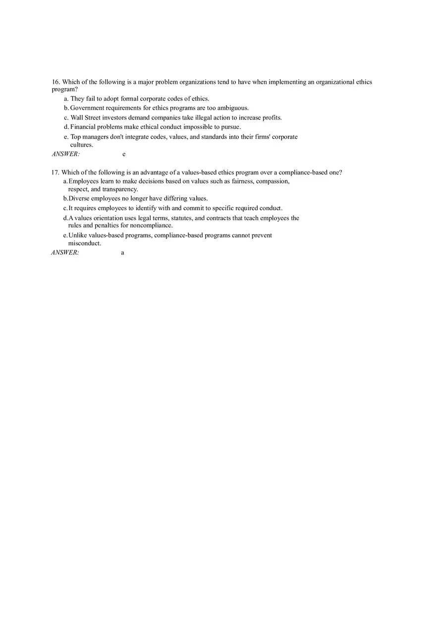 Developing and Implementing an Effective Ethics Program - Page 10