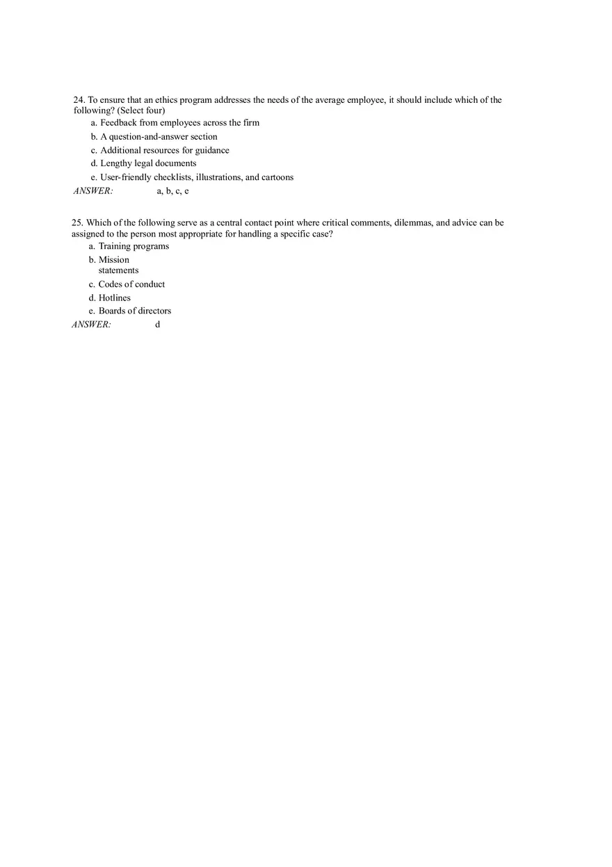 Developing and Implementing an Effective Ethics Program - Page 14