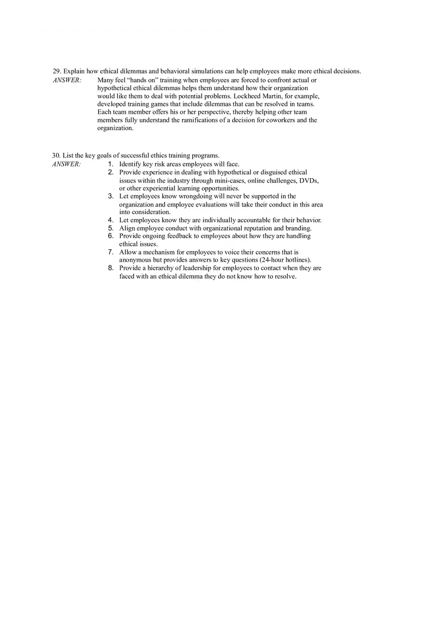 Developing and Implementing an Effective Ethics Program - Page 5