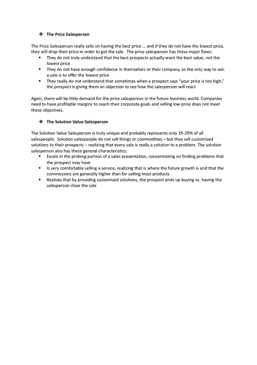 The Golden Rule Of Personal Selling - Page 2