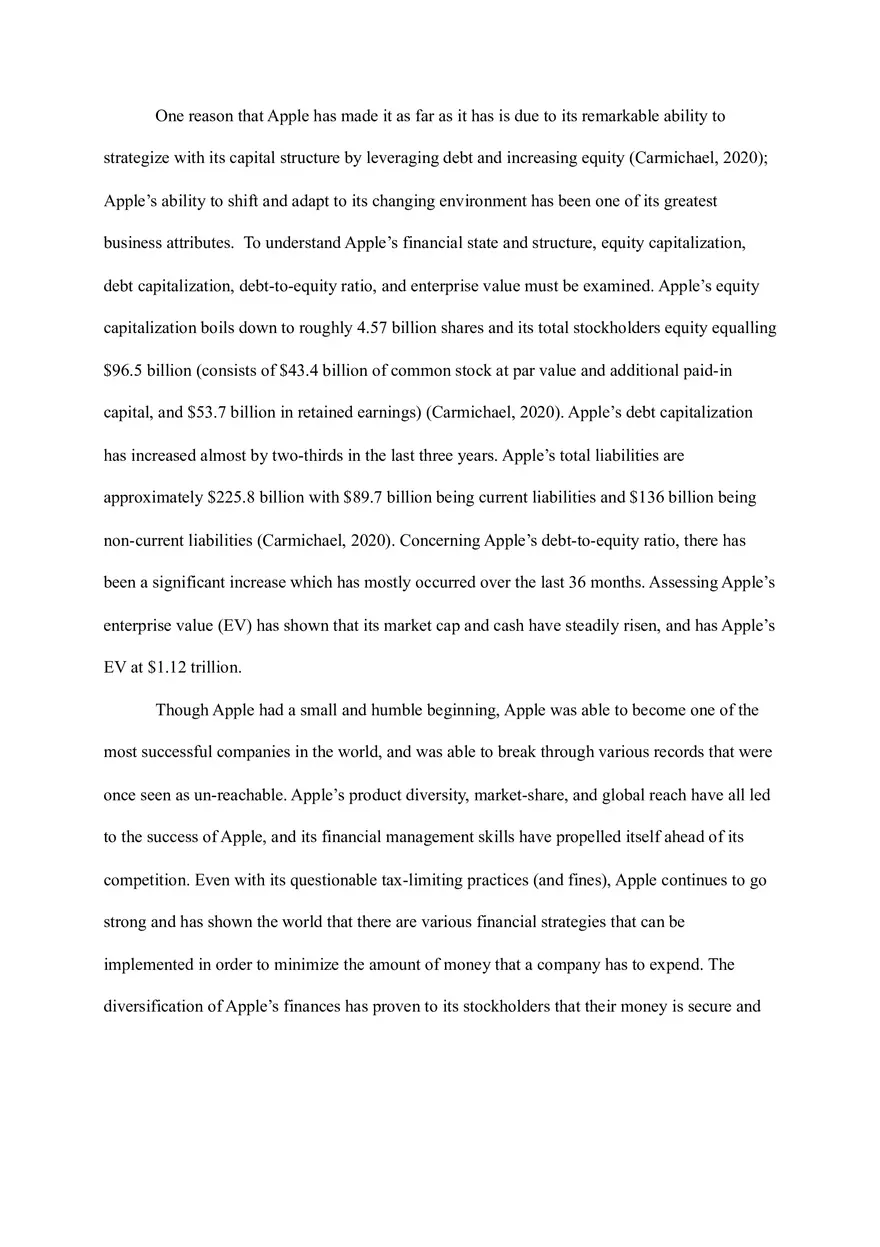 Finances of Apple Inc - Page 3