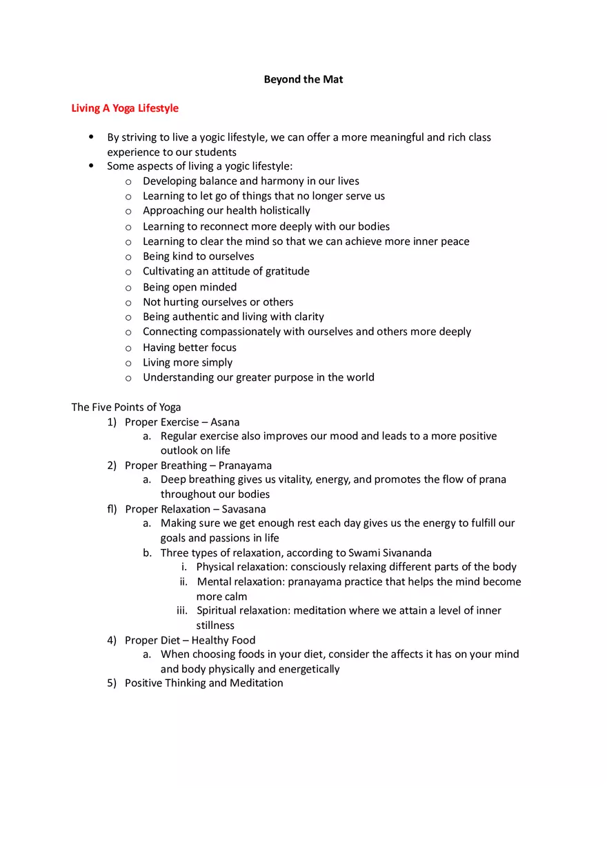 Beyond the Mat - Notes - Page 1