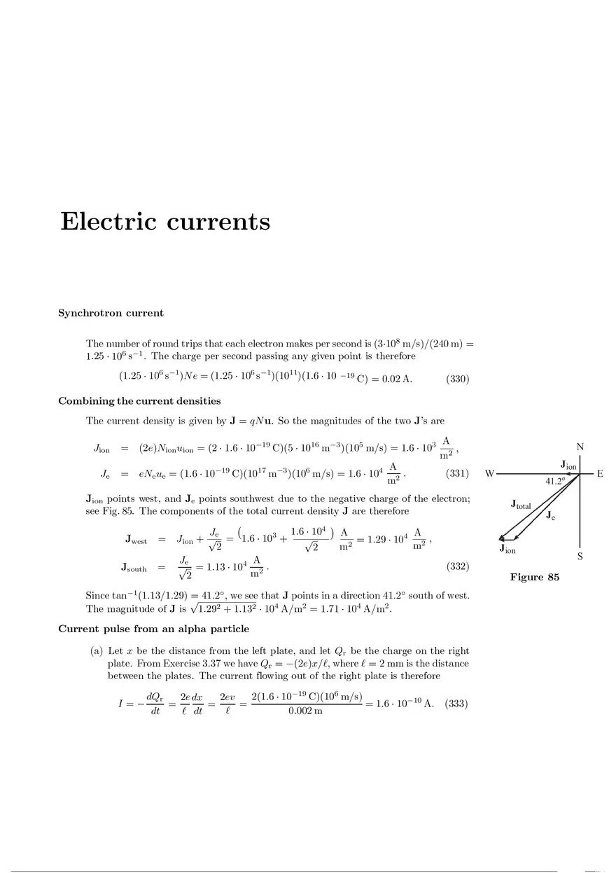 Electric Currents, Solution Manual - Page 1
