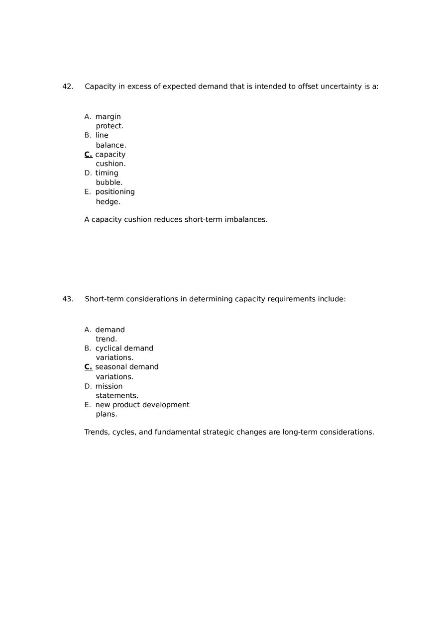 Strategic Capacity Planning for Products and Services Pt 2 - Page 7