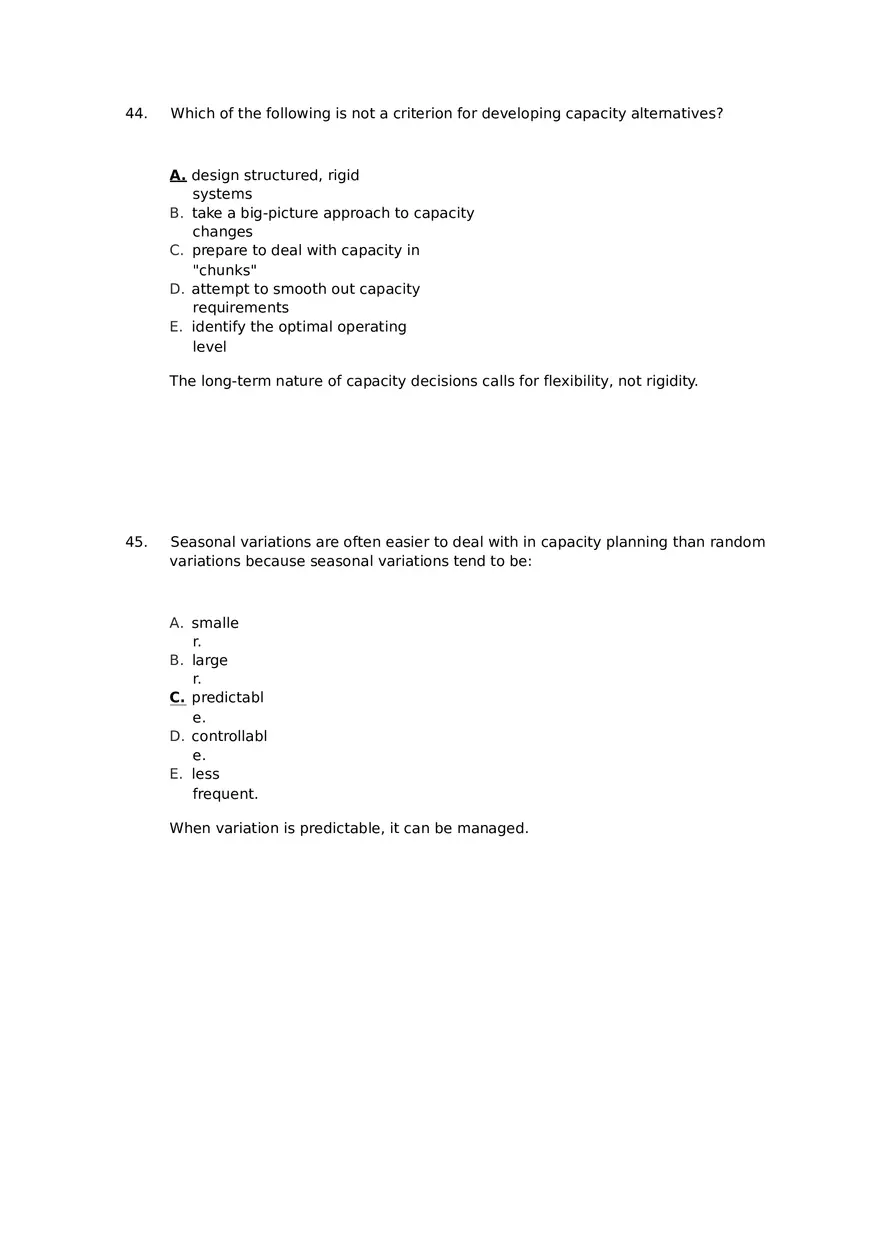 Strategic Capacity Planning for Products and Services Pt 2 - Page 8