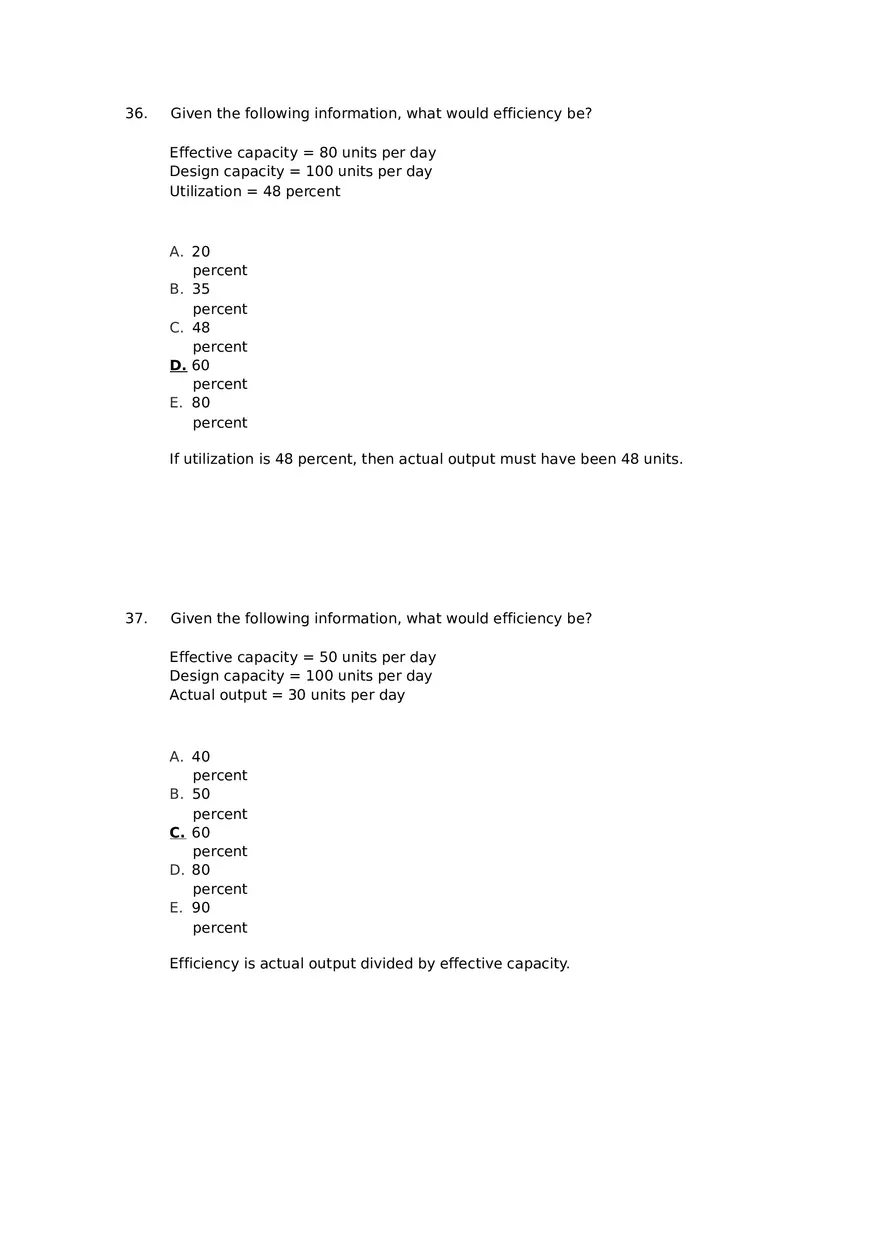 Strategic Capacity Planning for Products and Services Pt 2 - Page 2