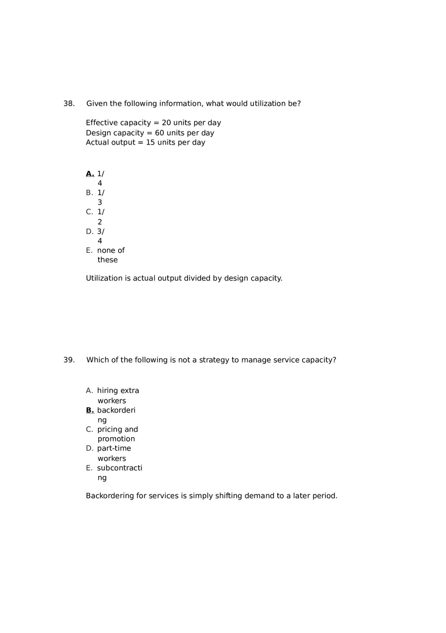 Strategic Capacity Planning for Products and Services Pt 2 - Page 5