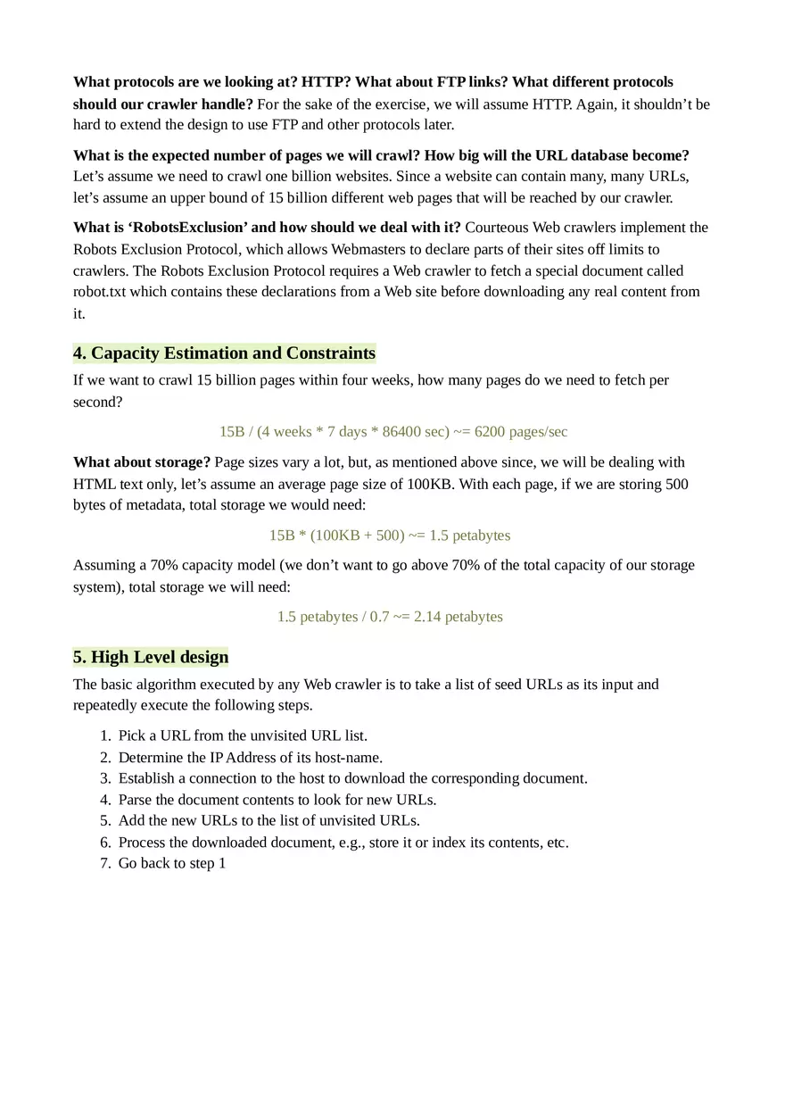 Designing a Web Crawler - Page 2