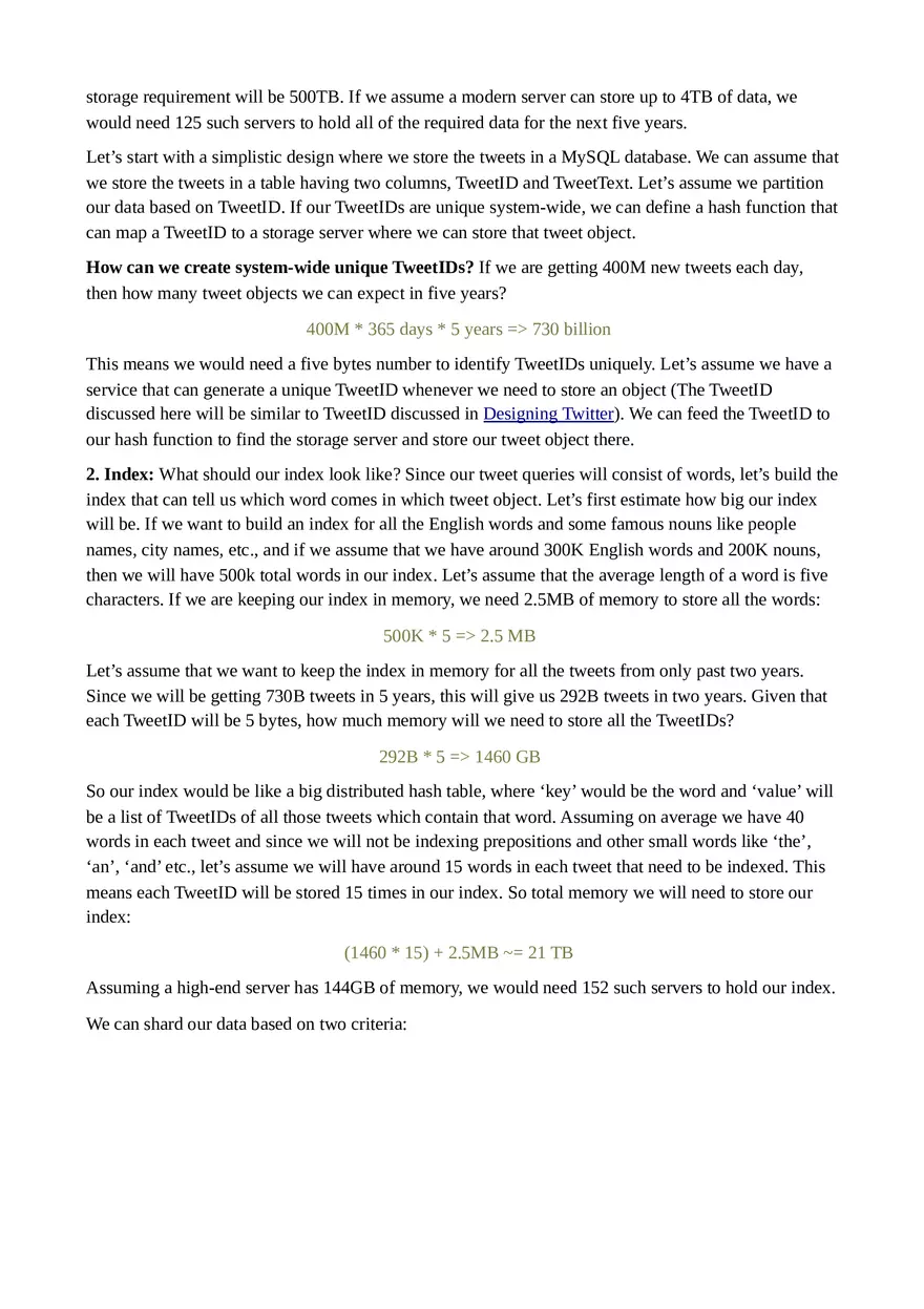 Designing Twitter Search - Page 3