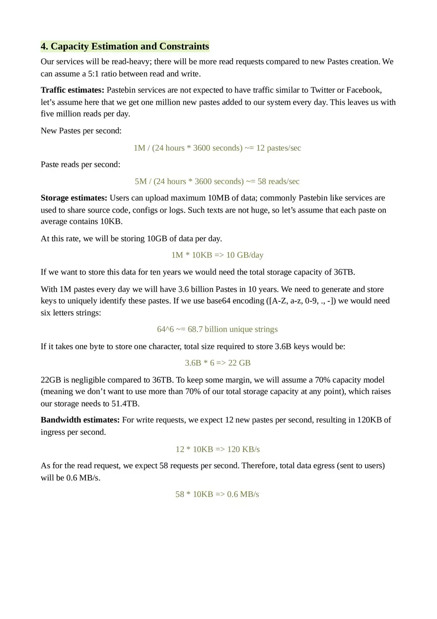 Designing Pastebin - Page 2