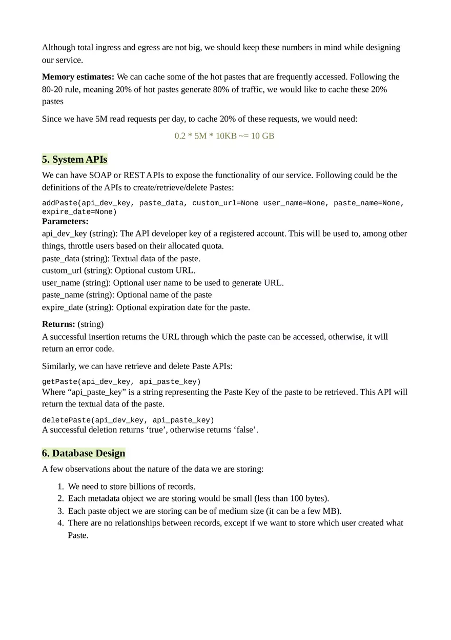 Designing Pastebin - Page 3