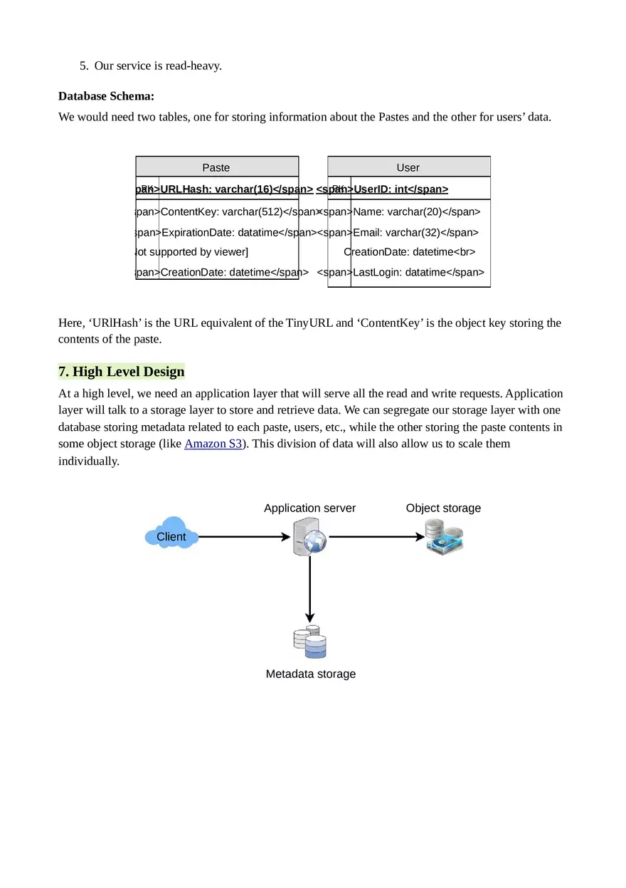 Designing Pastebin - Page 4