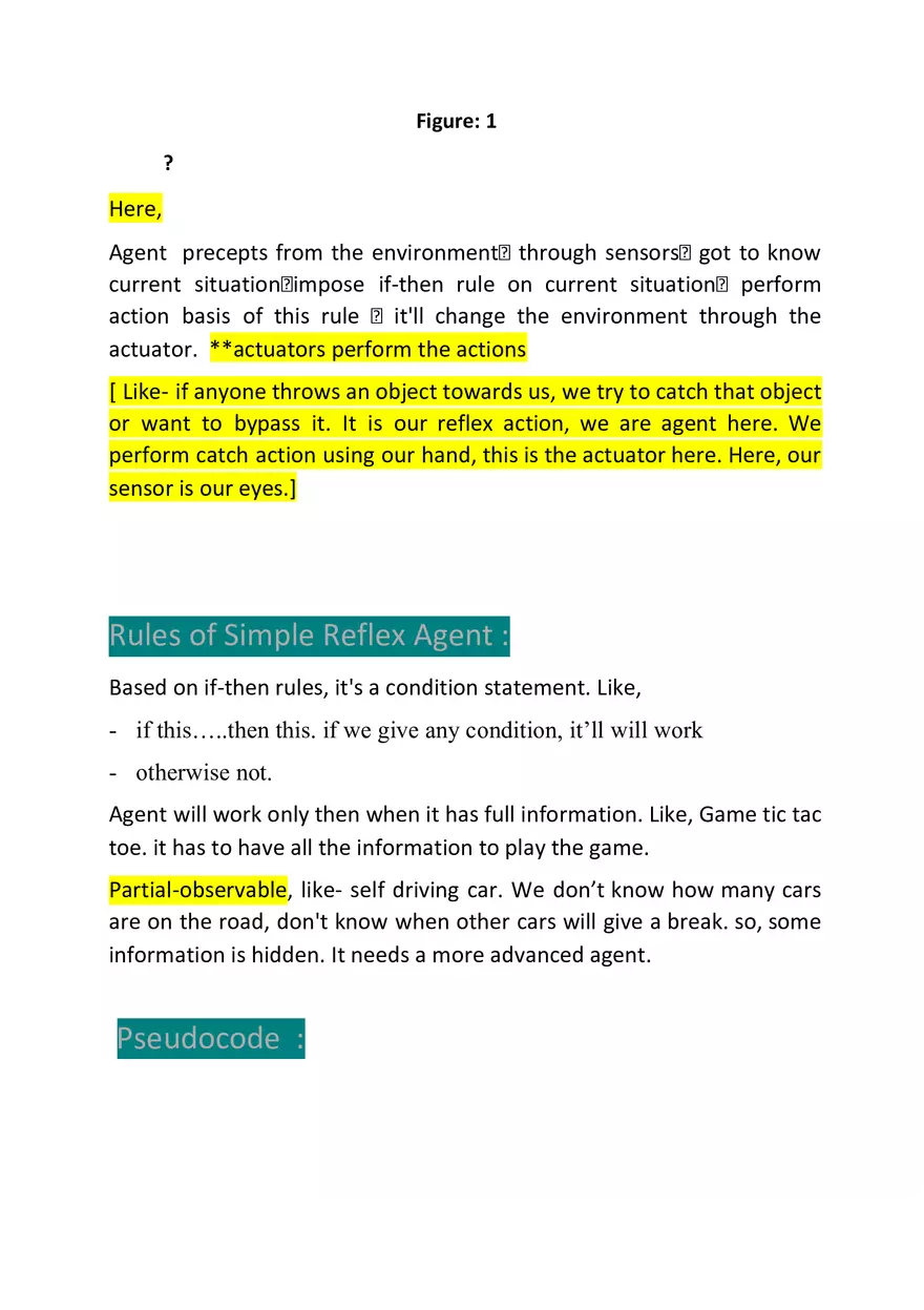 Simple Reflex Agent - Page 3